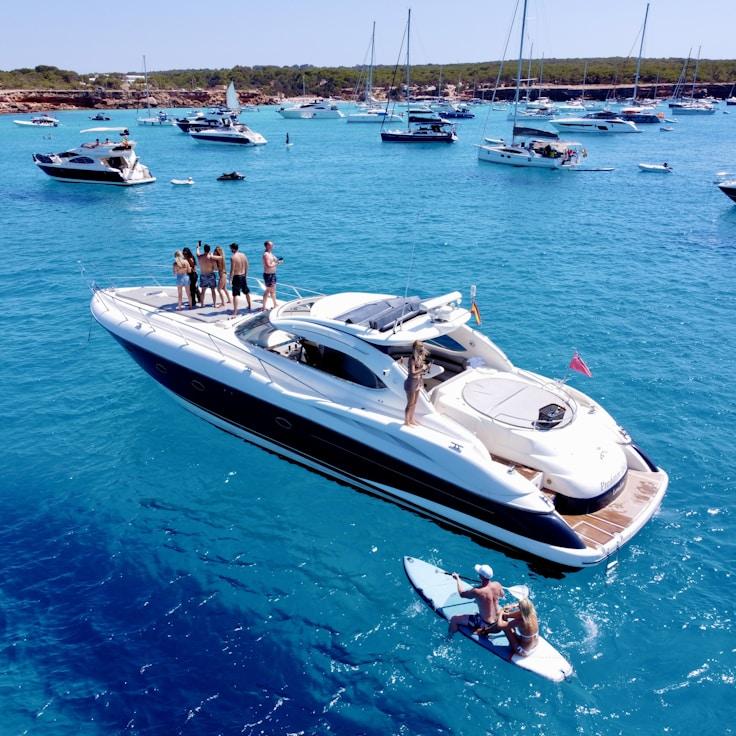 Yacht living scene